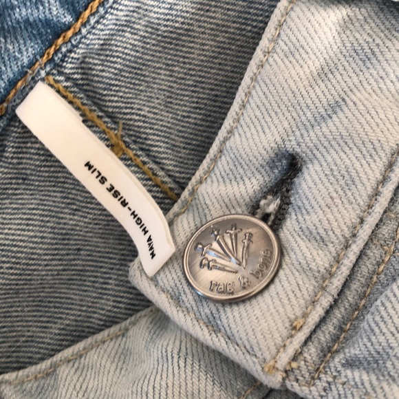 💥HP💥Rag & Bone (30) Maya HighRise Slim Distressed - Picture 4 of 16